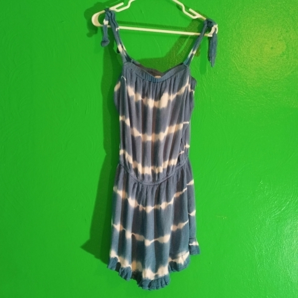 Aeropostale Blue White Romper - Picture 1 of 8